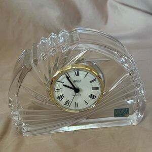 Mikasa Cream and Gold Decorative Clock